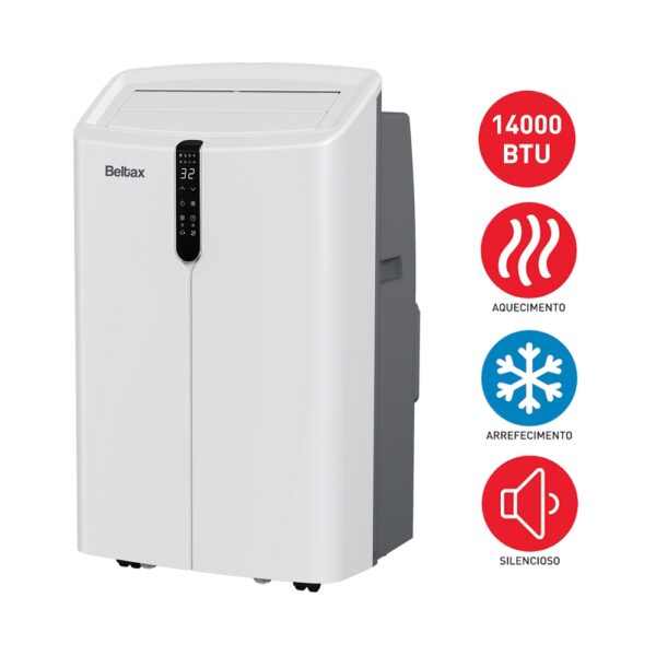 Ar Condicionado Portátil Beltax BAC1114 14 Btu's de 1550 W - Branco